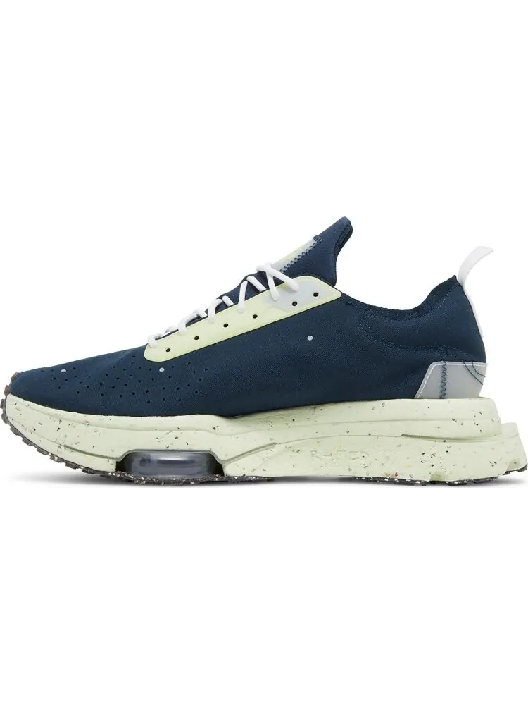 Кроссовки Nike Air Zoom-Type Crater 'Armory Navy Lime Ice' — изображение 3 из 8, синий
