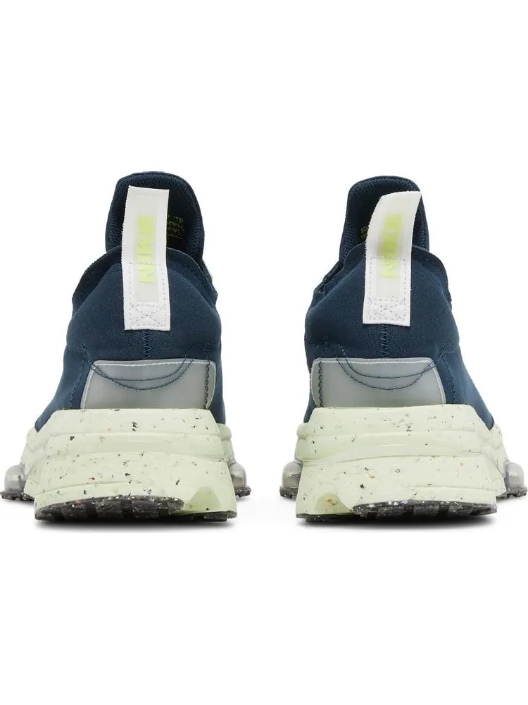 Кроссовки Nike Air Zoom-Type Crater 'Armory Navy Lime Ice' — изображение 6 из 8, синий