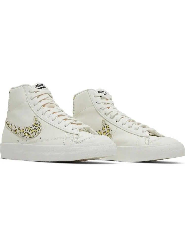 Кроссовки Nike Wmns Blazer Mid '77 SE 'Lemon Leopard' — изображение 8 из 8, белый