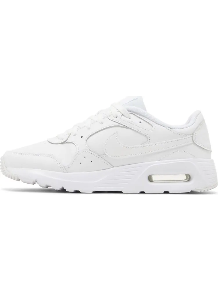 Кроссовки Nike Air Max Leather SC 'Triple White' — изображение 3 из 8, белый
