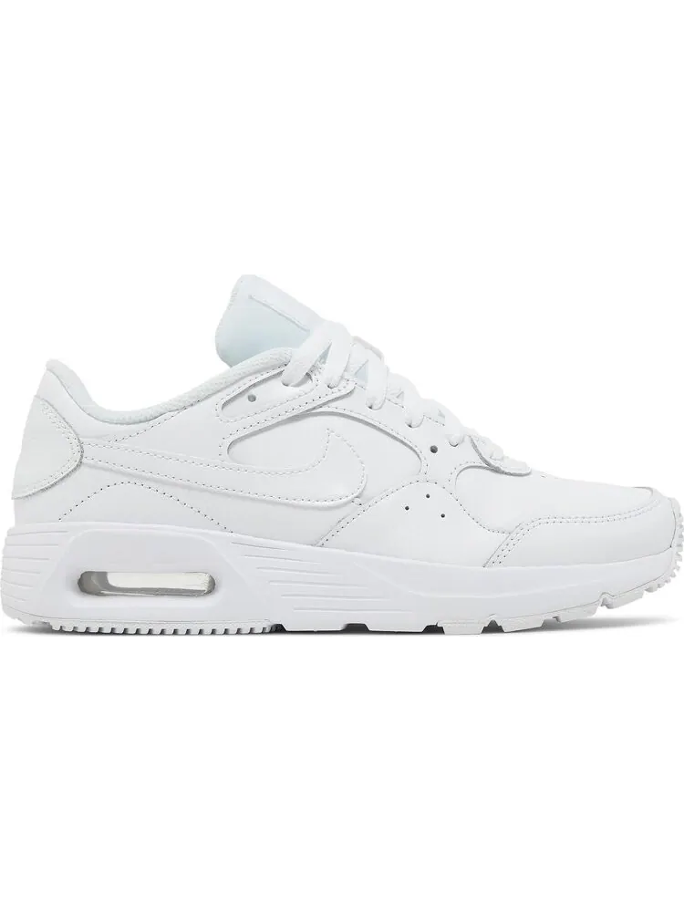 Кроссовки Nike Wmns Air Max SC Leather 'Triple White' — изображение 1 из 8, белый