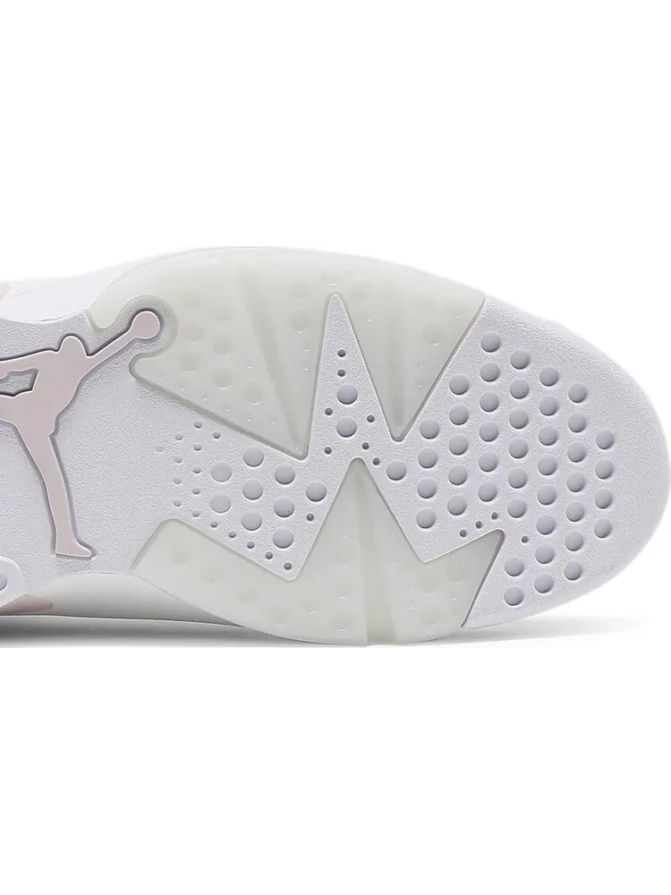 Кроссовки Wmns Air Jordan 6 Retro Gold Hoops — изображение 5 из 8, белый