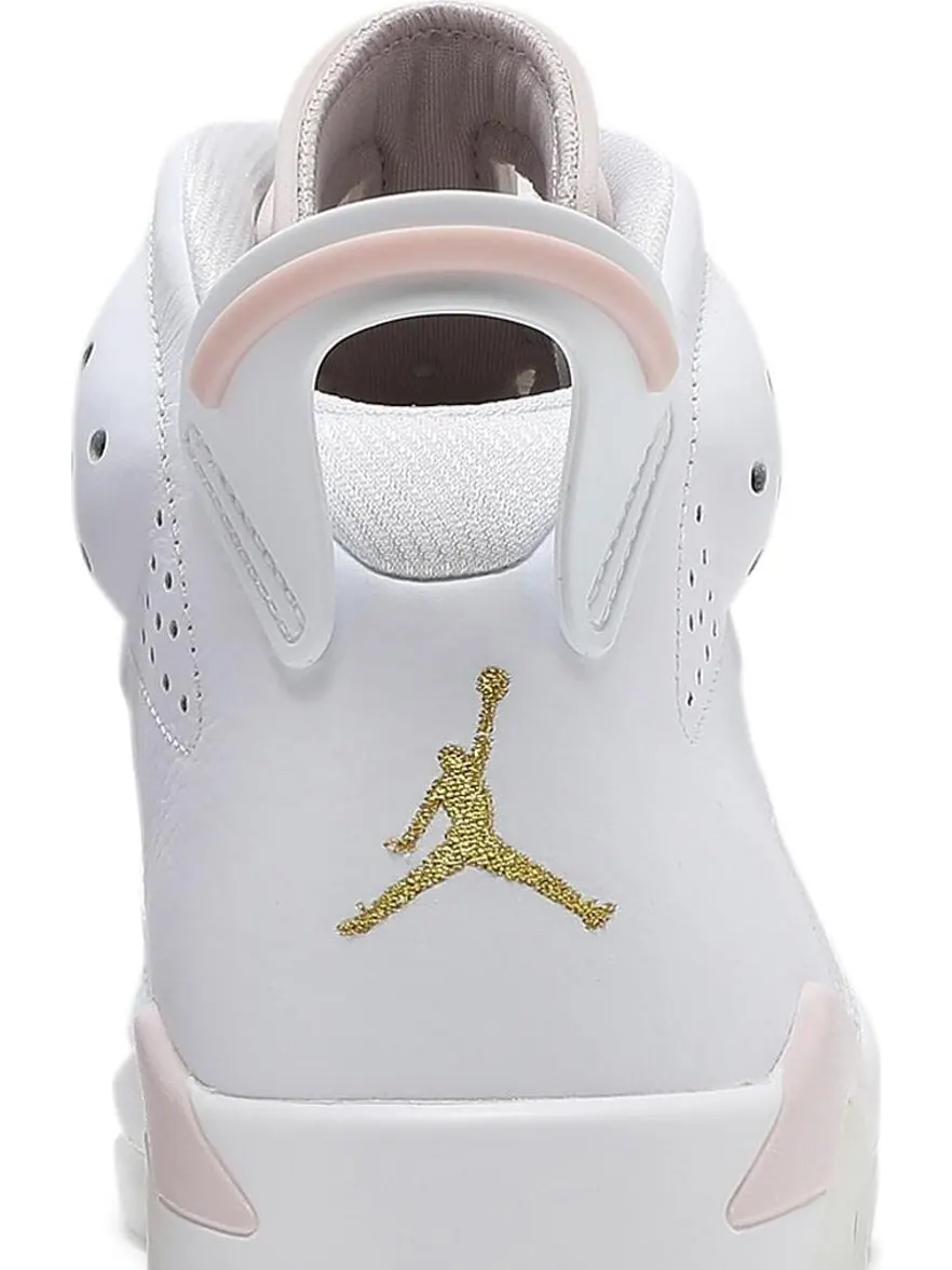 Кроссовки Wmns Air Jordan 6 Retro Gold Hoops — изображение 7 из 8, белый