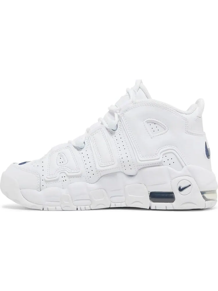Кроссовки Nike Air More Uptempo GS 'White Midnight Navy' — изображение 3 из 8, белый