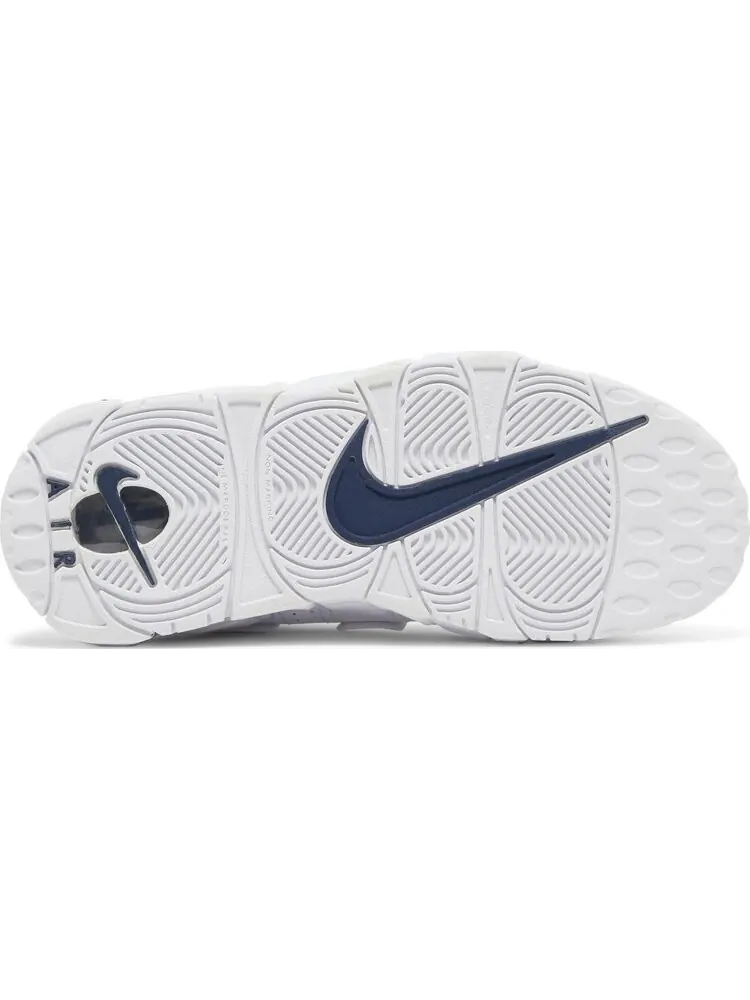 Кроссовки Nike Air More Uptempo GS 'White Midnight Navy' — изображение 4 из 8, белый