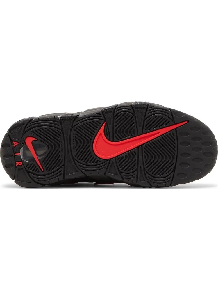 Кроссовки Nike Air More Uptempo GS 'Medium Ash Siren Red White' — изображение 4 из 8, черный