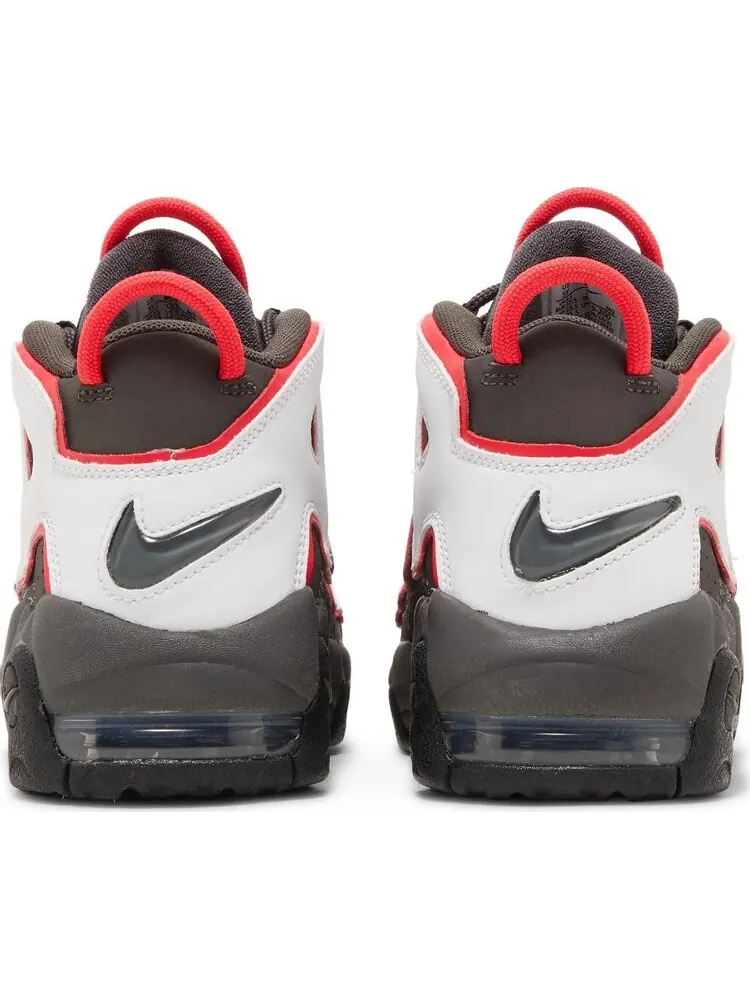 Кроссовки Nike Air More Uptempo GS 'Medium Ash Siren Red White' — изображение 6 из 8, черный