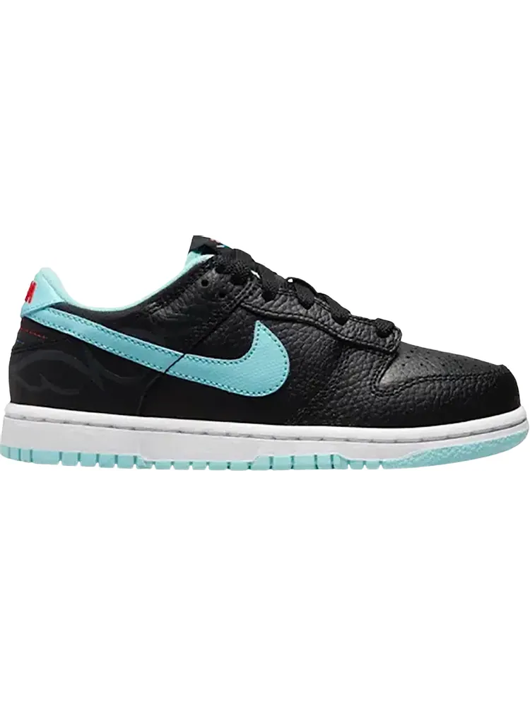 Кроссовки Nike Dunk Low SE PS 'Barber Shop - Black' — изображение 1 из 1, черный
