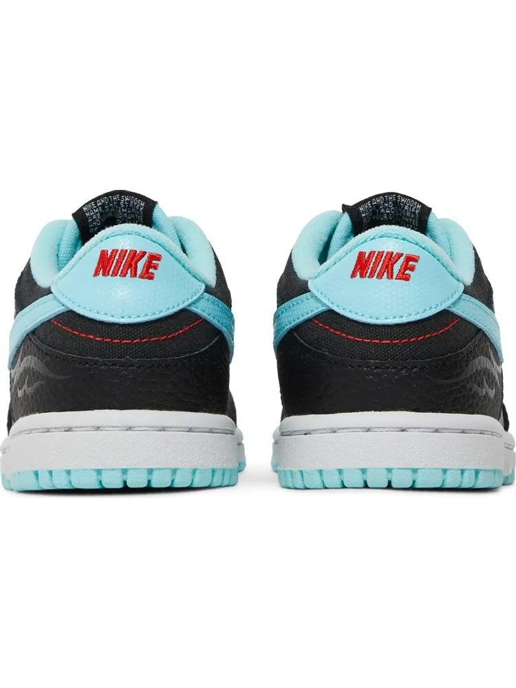 Кроссовки Nike Dunk Low SE TD 'Barber Shop - Black' — изображение 6 из 8, черный