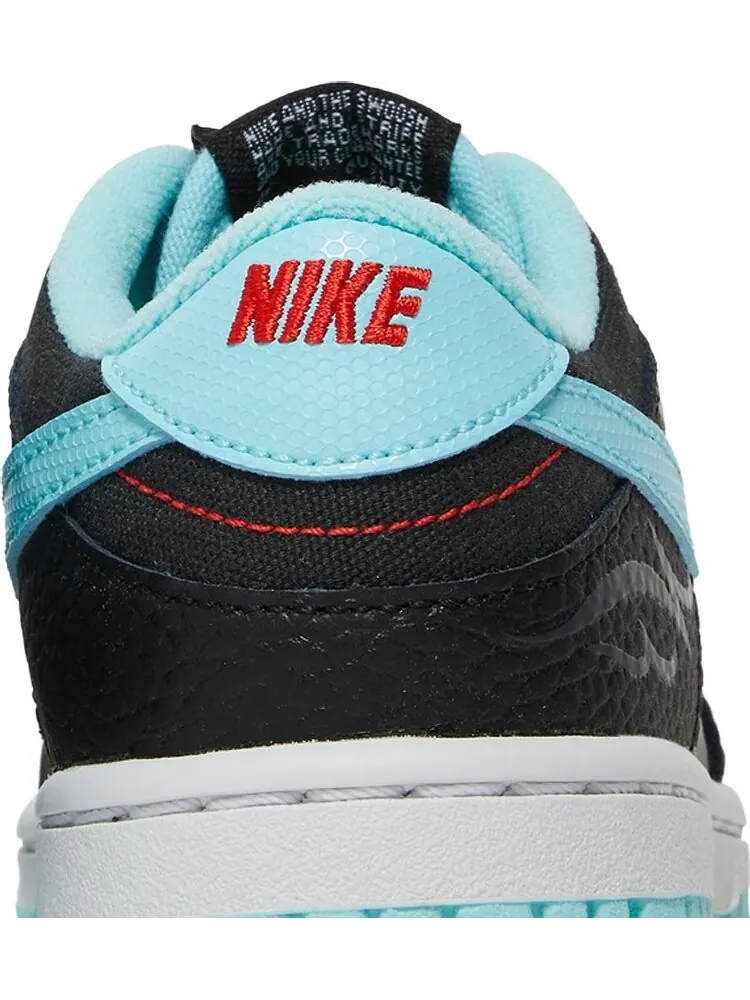 Кроссовки Nike Dunk Low SE TD 'Barber Shop - Black' — изображение 7 из 8, черный