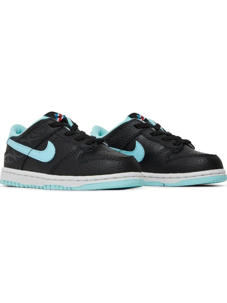 Кроссовки Nike Dunk Low SE TD 'Barber Shop - Black' — изображение 8 из 8, черный