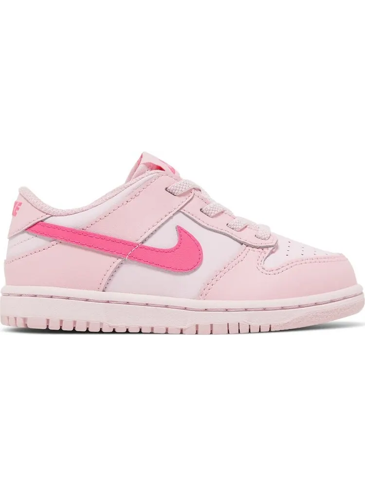 Кроссовки Nike Dunk Low TD 'Triple Pink' — изображение 1 из 8, розовый