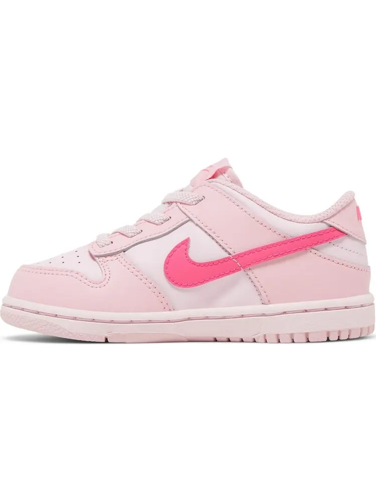 Кроссовки Nike Dunk Low TD 'Triple Pink' — изображение 3 из 8, розовый