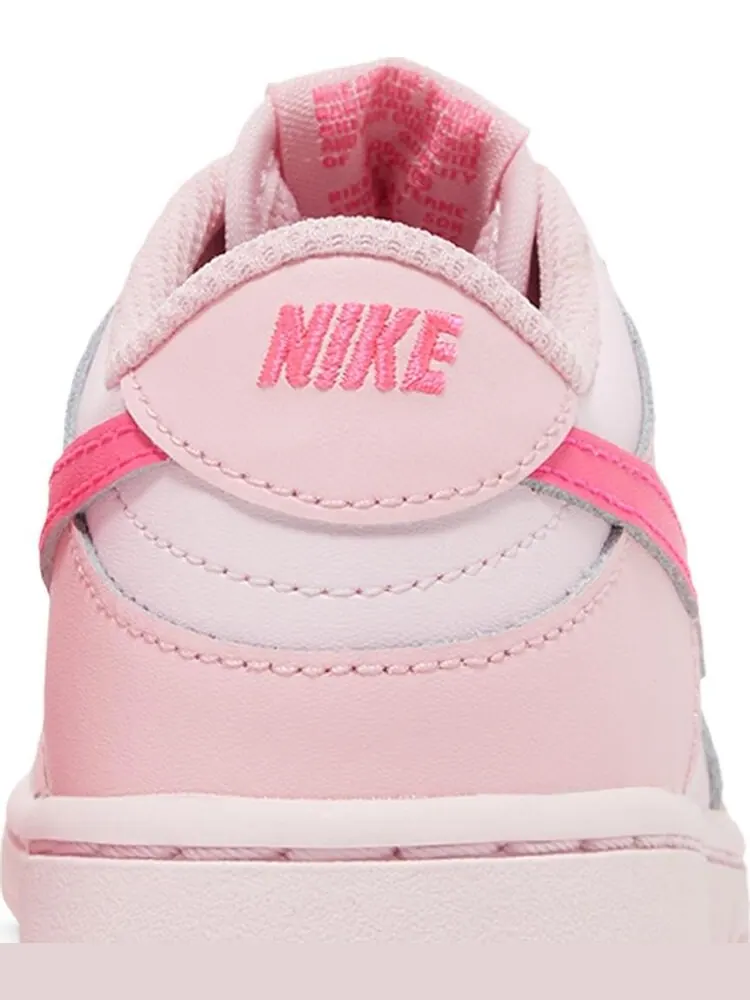 Кроссовки Nike Dunk Low TD 'Triple Pink' — изображение 7 из 8, розовый