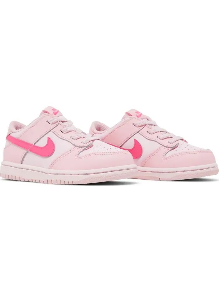 Кроссовки Nike Dunk Low TD 'Triple Pink' — изображение 8 из 8, розовый