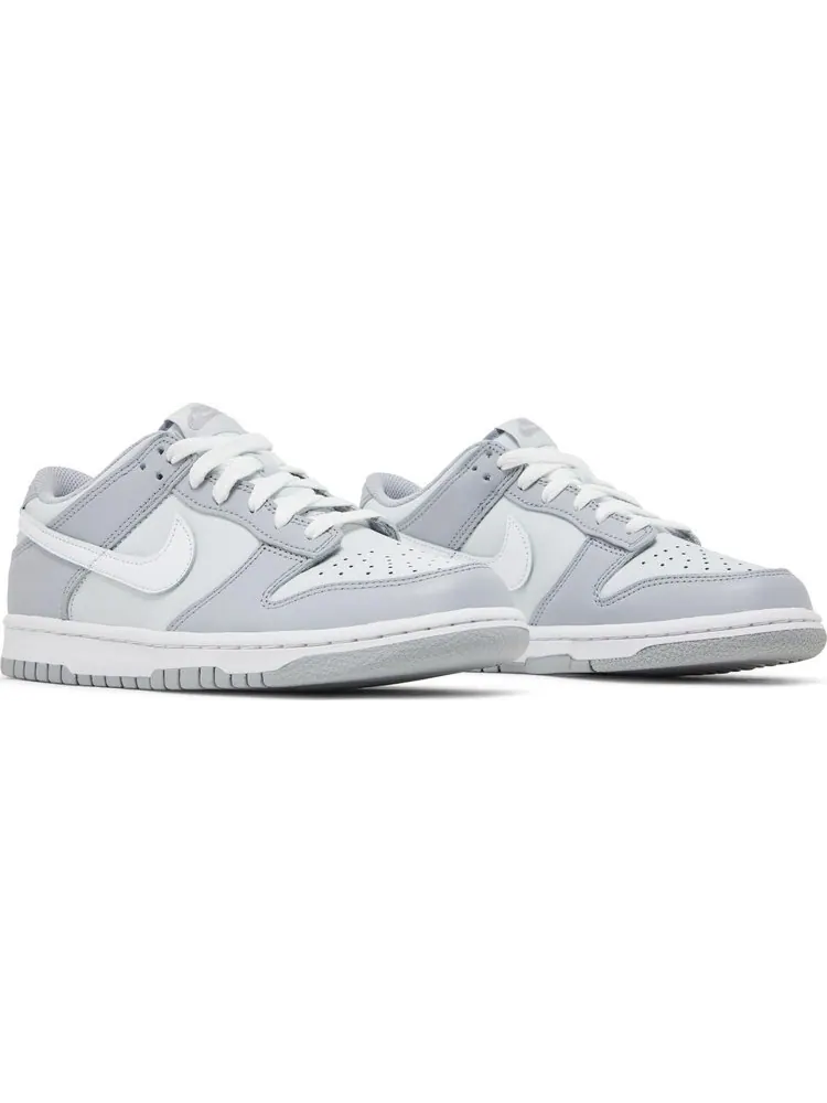 Кроссовки Nike Dunk Low GS 'Pure Platinum Wolf Grey' — изображение 8 из 8, серый