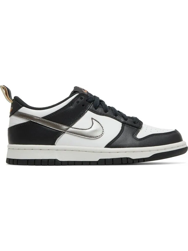Кроссовки Nike Dunk Low GS 'Off Noir Metallic Pewter' — изображение 1 из 8, белый
