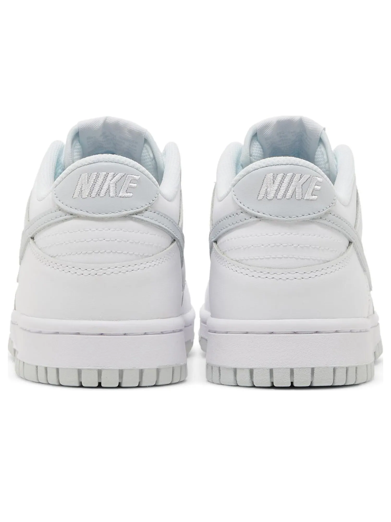 Кроссовки Nike Dunk Low GS 'Pure Platinum' — изображение 6 из 8, белый