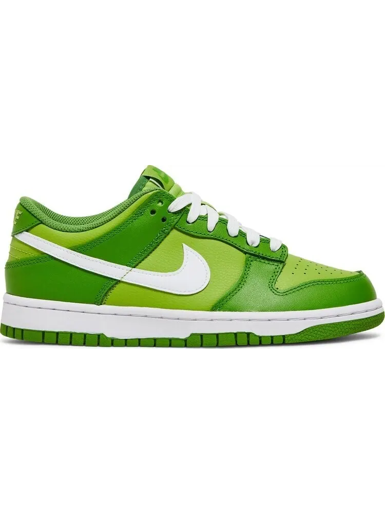 Кроссовки Nike Dunk Low GS 'Chlorophyll' — изображение 1 из 8, зеленый
