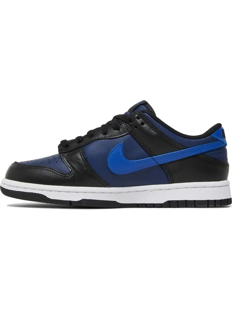 Кроссовки Nike Dunk Low GS 'Black Midnight Navy' — изображение 3 из 8, синий