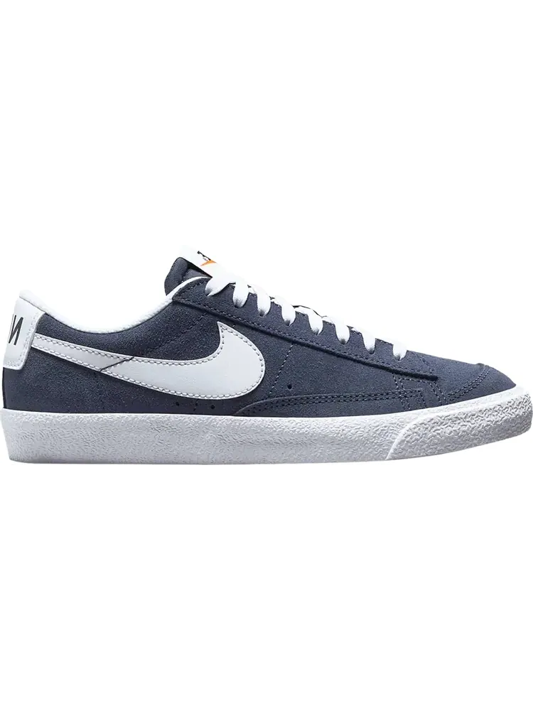 Кроссовки Nike Blazer Low '77 Suede GS 'Midnight Navy' — изображение 1 из 1, синий