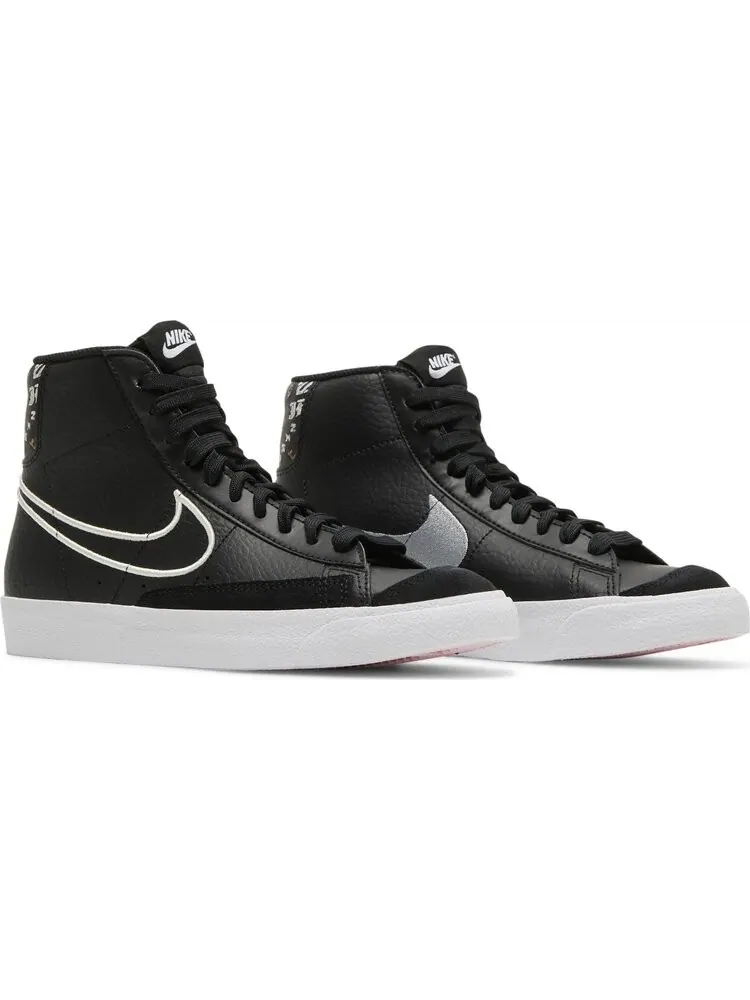 Кроссовки Nike Blazer Mid '77 SE GS 'Playful Fonts' — изображение 8 из 8, черный