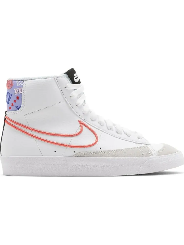 Кроссовки Nike Blazer Mid '77 SE GS 'White Magic Ember' — изображение 1 из 8, белый