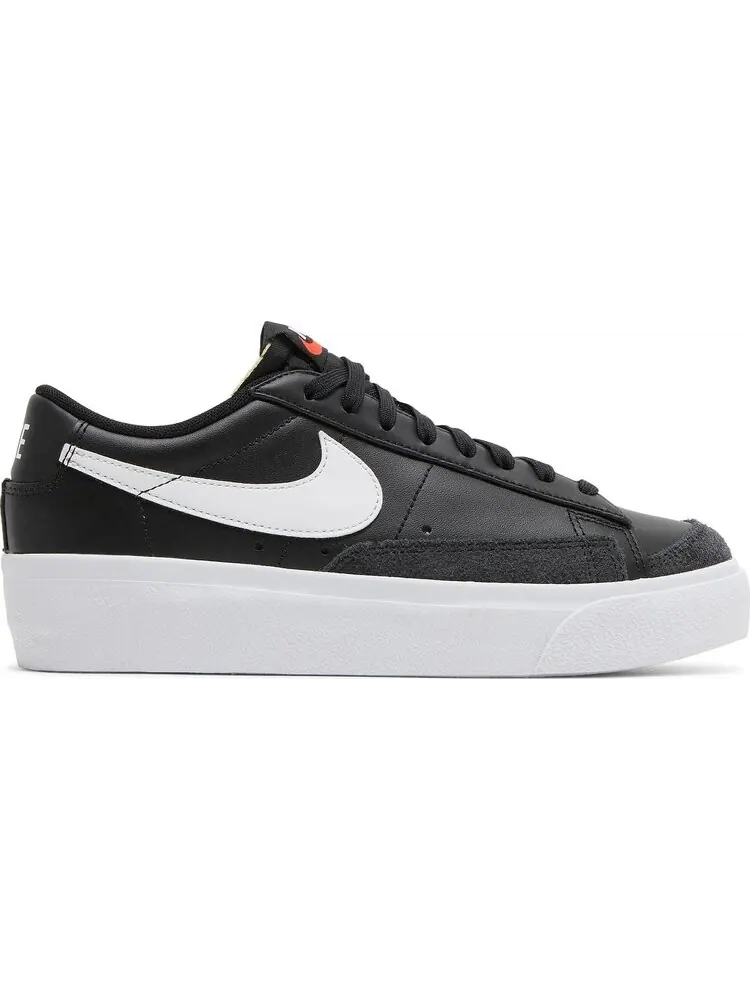 Кроссовки Nike Wmns Blazer Low Platform 'Black White' — изображение 1 из 8, черный