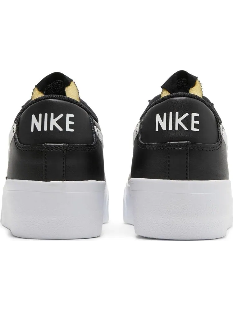 Кроссовки Nike Wmns Blazer Low Platform 'Black White' — изображение 6 из 8, черный