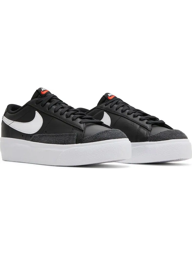 Кроссовки Nike Wmns Blazer Low Platform 'Black White' — изображение 8 из 8, черный