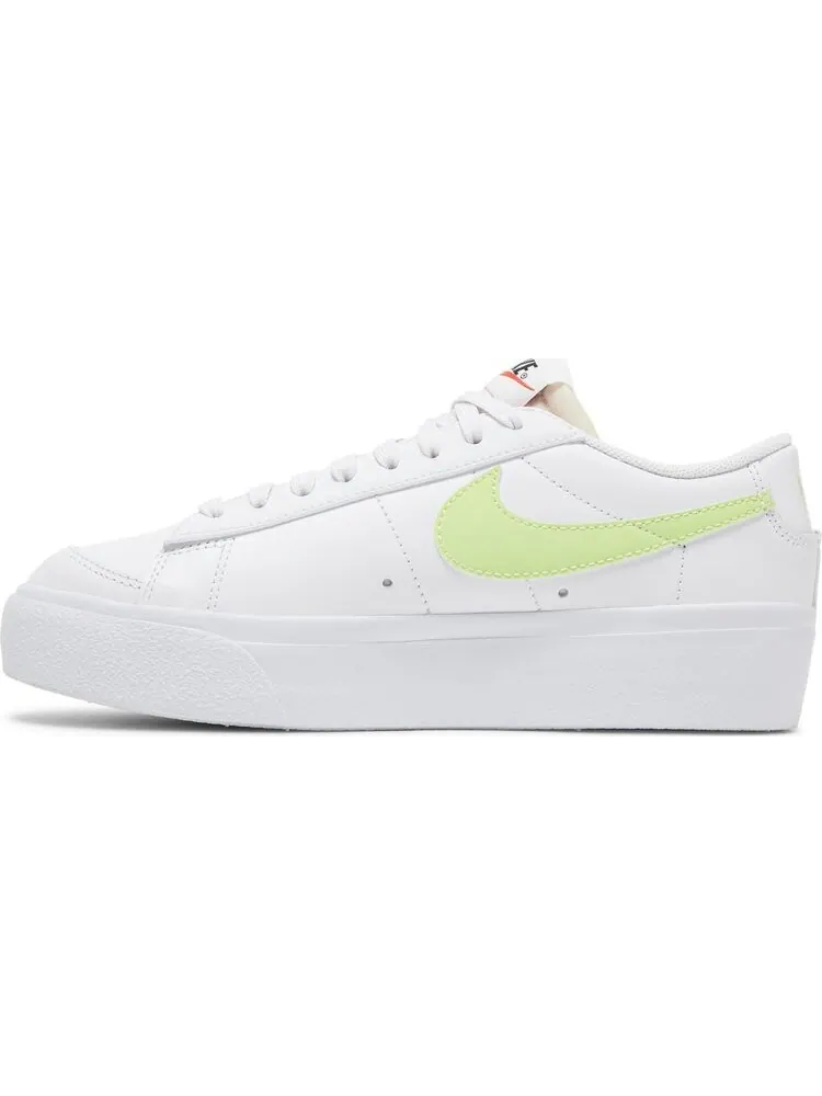 Кроссовки Nike Wmns Blazer Low Platform 'White Light Lemon Twist' — изображение 3 из 8, белый