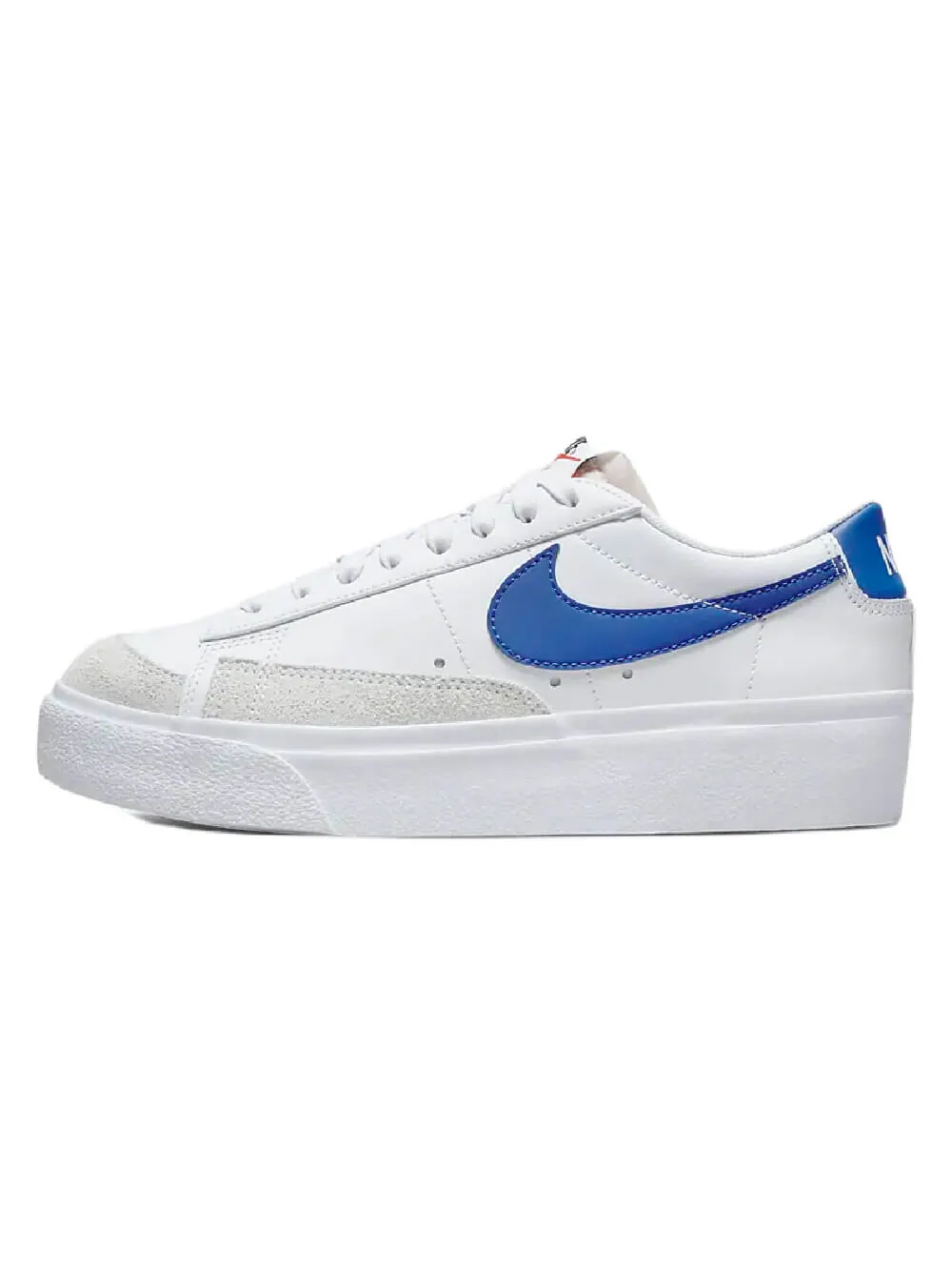 Кроссовки Nike Blazer Low Platform — изображение 1 из 7, белый/синий