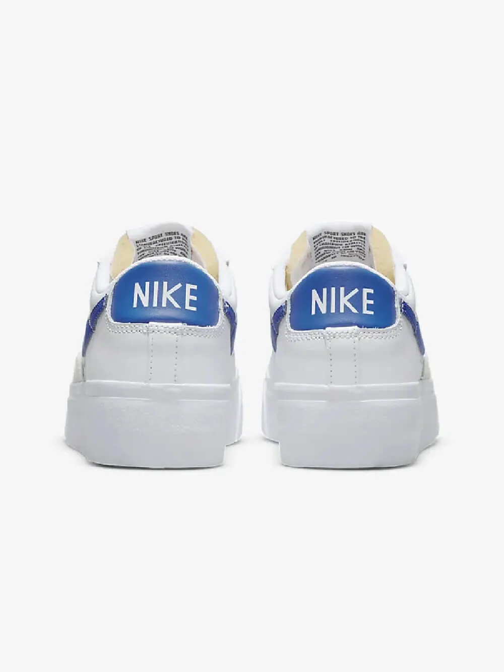Кроссовки Nike Blazer Low Platform — изображение 4 из 7, белый/синий