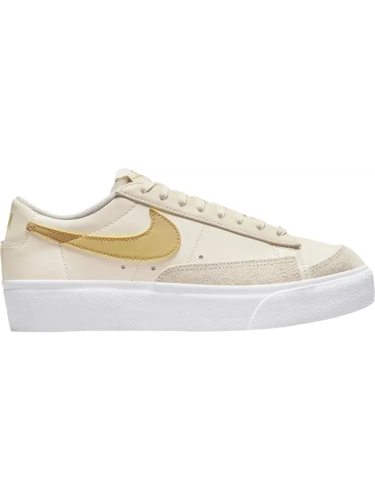 Кроссовки Wmns Blazer Low Platform 'Pale Ivory Saturn Gold' — изображение 1 из 1, бежевый