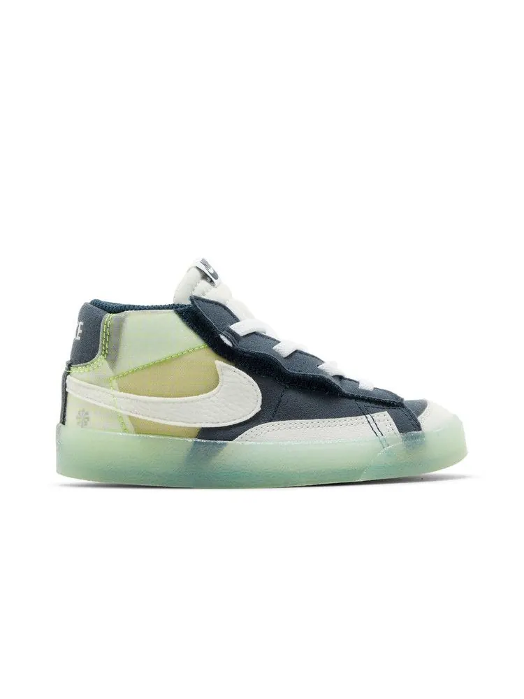 Кроссовки Nike Blazer Mid '77 TD 'Move To Zero - Armory Navy' — изображение 2 из 9, темно-синий/белый//белый