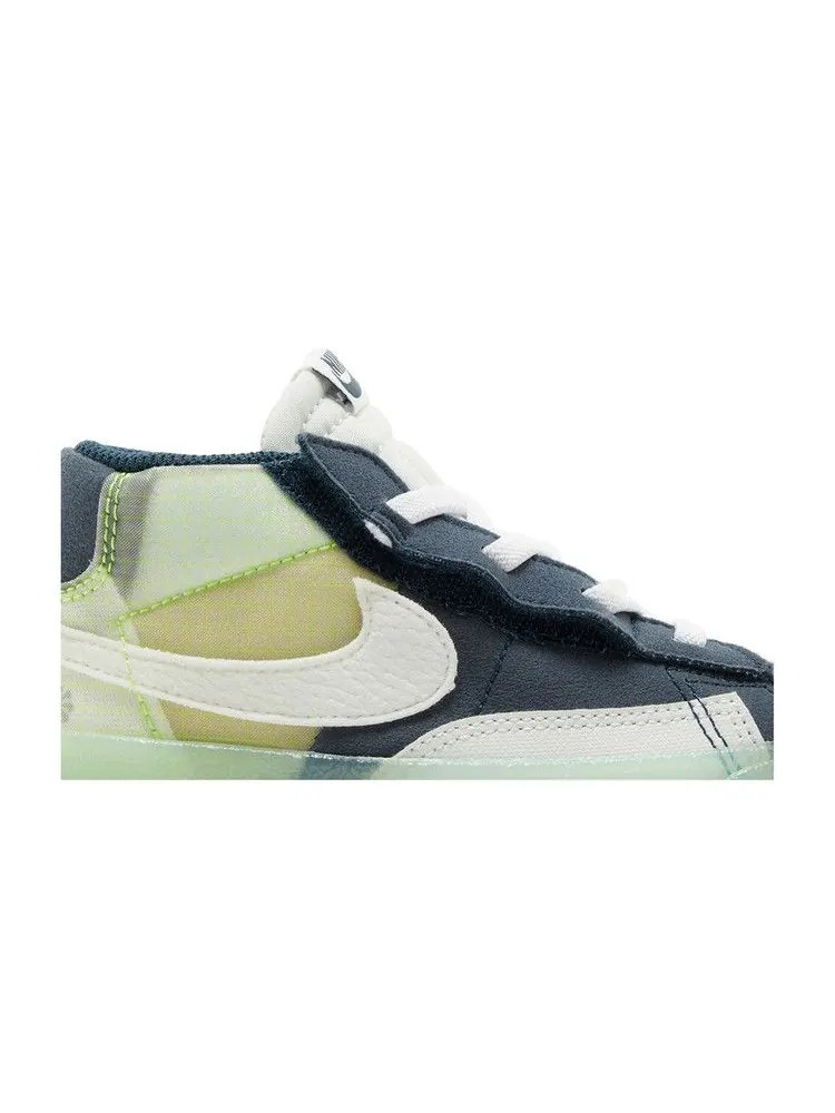 Кроссовки Nike Blazer Mid '77 TD 'Move To Zero - Armory Navy' — изображение 3 из 9, темно-синий/белый//белый