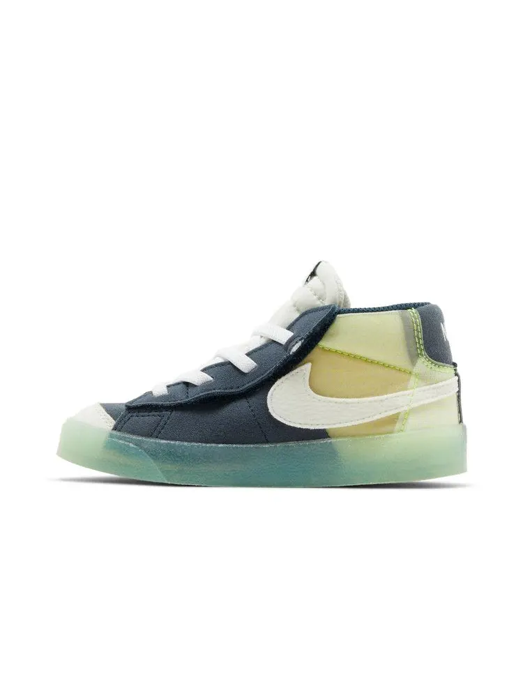 Кроссовки Nike Blazer Mid '77 TD 'Move To Zero - Armory Navy' — изображение 4 из 9, темно-синий/белый//белый