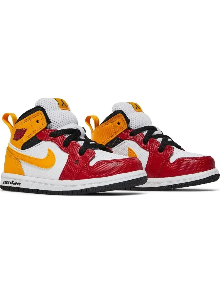 Кроссовки Air Jordan 1 Mid SE TD Motorsport — изображение 8 из 8, белый