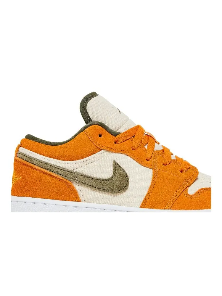 Кроссовки Air Jordan 1 Low SE GS Ceramic — изображение 2 из 6, серый
