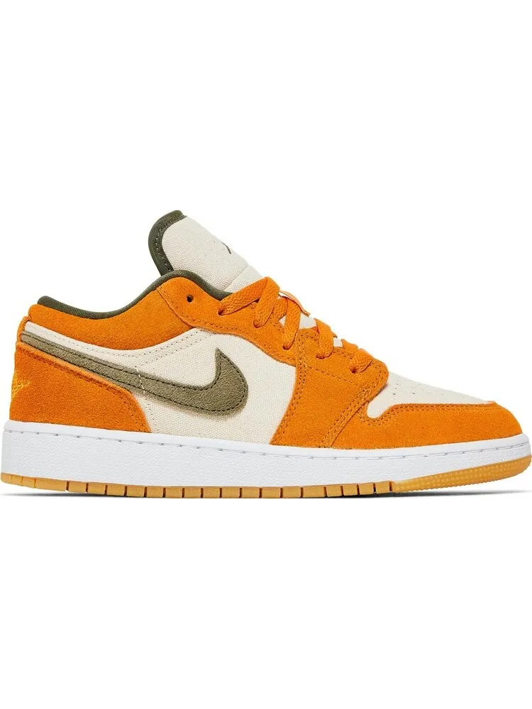 Кроссовки Air Jordan 1 Low SE GS Ceramic — изображение 1 из 8, оранжевый