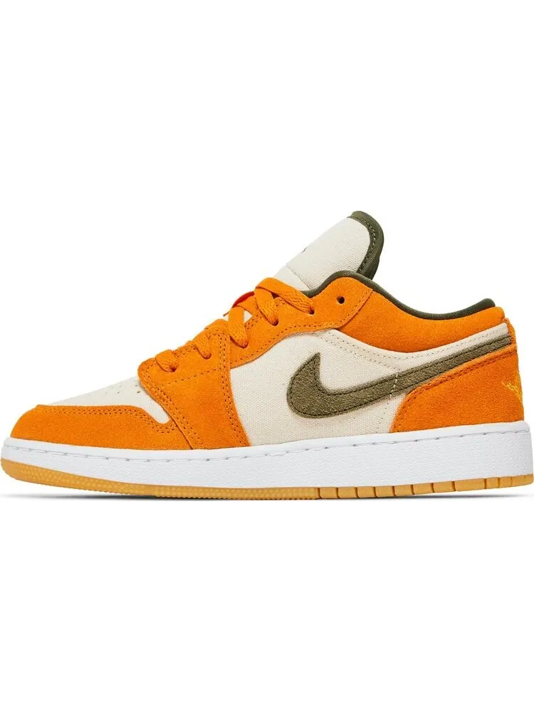 Кроссовки Air Jordan 1 Low SE GS Ceramic — изображение 3 из 8, оранжевый