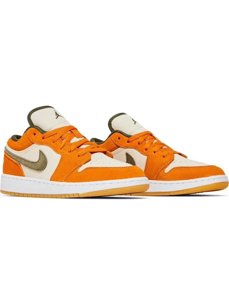 Кроссовки Air Jordan 1 Low SE GS Ceramic — изображение 8 из 8, оранжевый