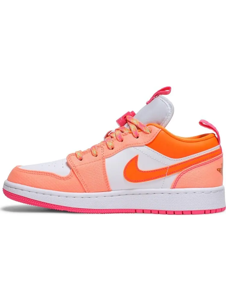Кроссовки Air Jordan 1 Low Utility GS Crimson Pulse — изображение 3 из 8, оранжевый