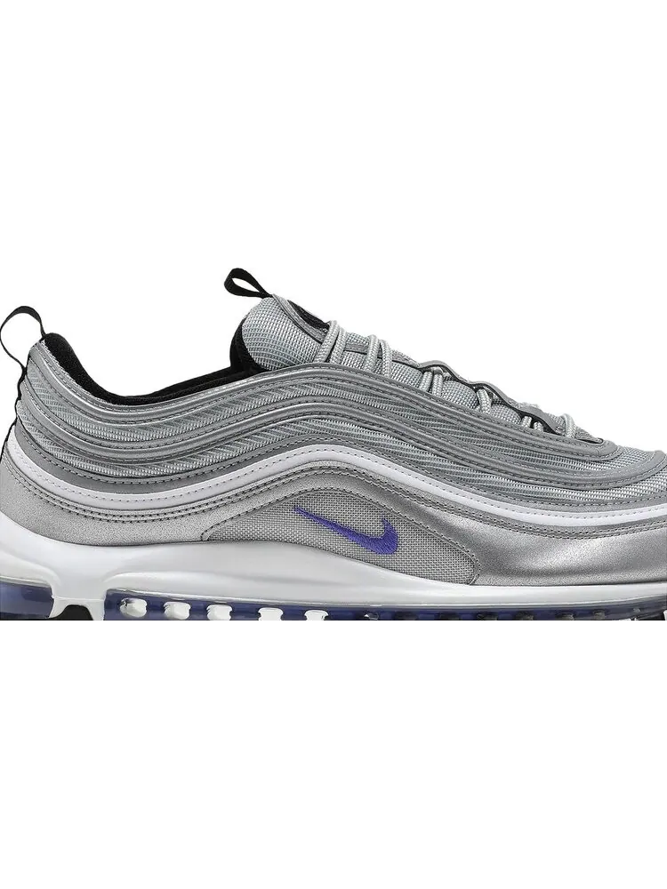 Кроссовки Nike Air Max 97 'Silver Violet' — изображение 2 из 9, серебряный