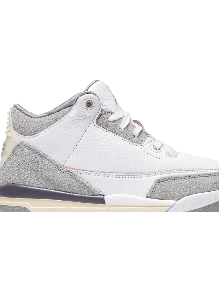 Кроссовки A Ma Maniére x Air Jordan 3 Retro SP PS Raised By Women — изображение 2 из 8, белый