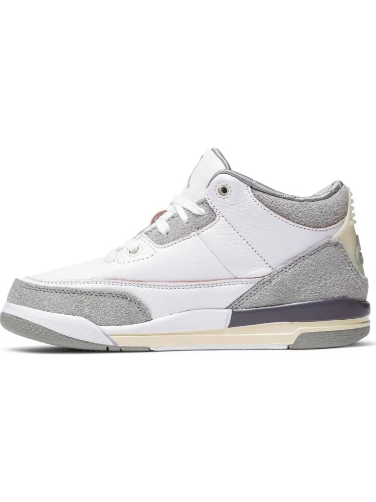 Кроссовки A Ma Maniére x Air Jordan 3 Retro SP PS Raised By Women — изображение 3 из 8, белый
