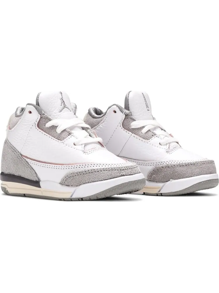 Кроссовки A Ma Maniére x Air Jordan 3 Retro SP TD Raised By Women — изображение 8 из 8, белый