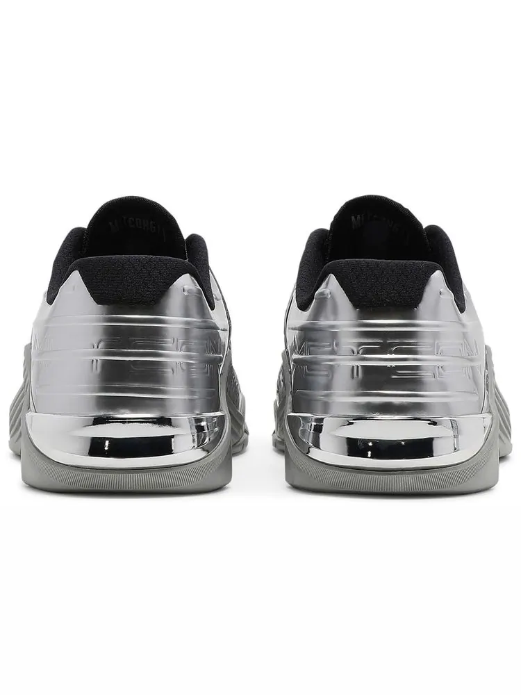 Кроссовки Nike Metcon 6 Premium 'Metallic Silver' — изображение 6 из 8, серебряный