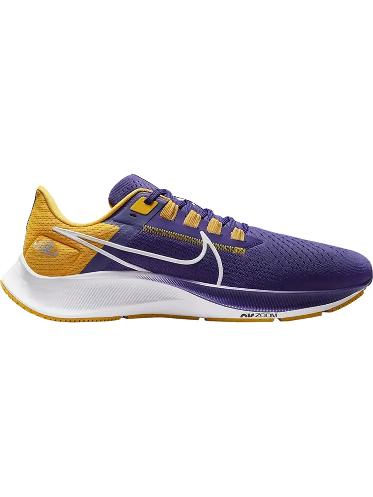 Кроссовки Nike Air Zoom Pegasus 38 'LSU' — изображение 1 из 1, фиолетовый