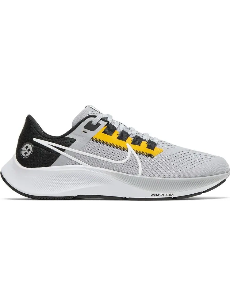 Кроссовки Nike NFL x Air Zoom Pegasus 38 'Pittsburgh Steelers' — изображение 1 из 8, серый